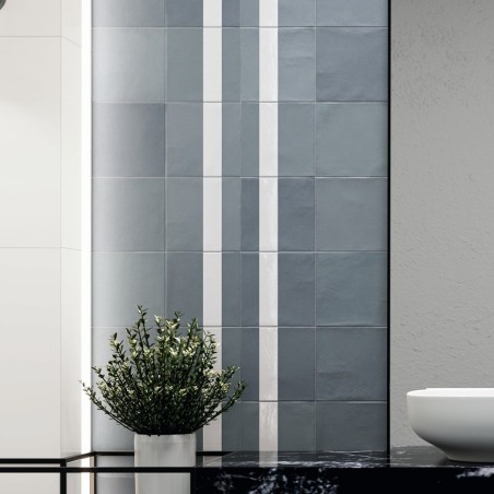 Zellige - carrelage effet zellige 15x15 cm NOVA LINE BLUESTONE