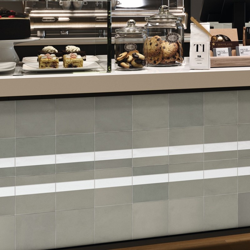 Zellige - carrelage effet zellige 15x15 cm NOVA LINE MINERAL GREY