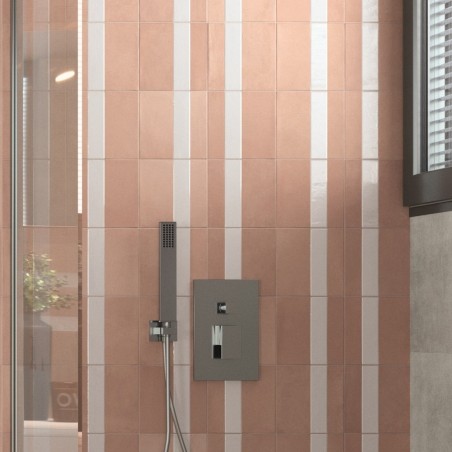 Zellige - carrelage effet zellige 15x15 cm NOVA LINE ROSE QUARTZ