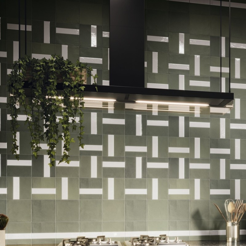 Zellige - carrelage effet zellige 15x15 cm NOVA LINE FOREST