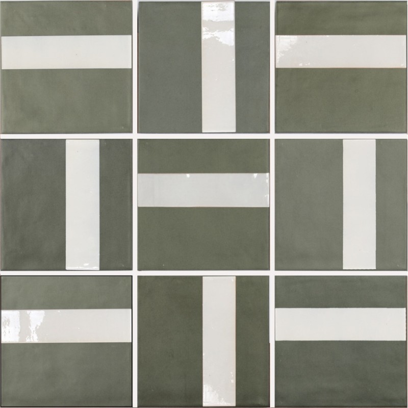 Zellige - carrelage effet zellige 15x15 cm NOVA LINE FOREST