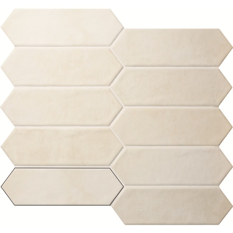 Zellige - carrelage effet zellige 6x26 cm NOVA COCONUT MILK