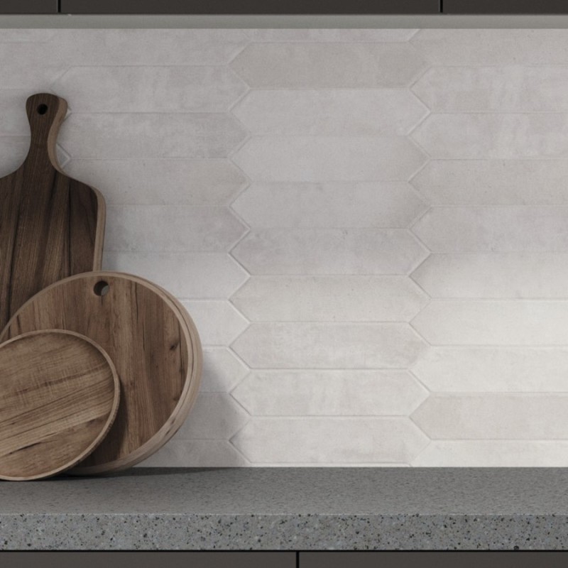 Zellige - carrelage effet zellige 6x26 cm NOVA COCONUT MILK