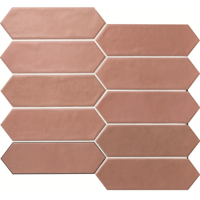 Zellige - carrelage effet zellige 6x26 cm NOVA ROSE ASH