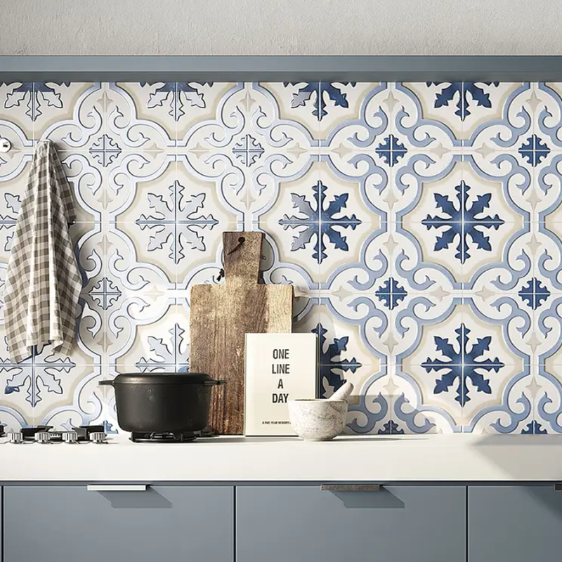 Carreaux ciment - carrelage CELIA DECOR-D 20x20cm imitation carreaux ciment