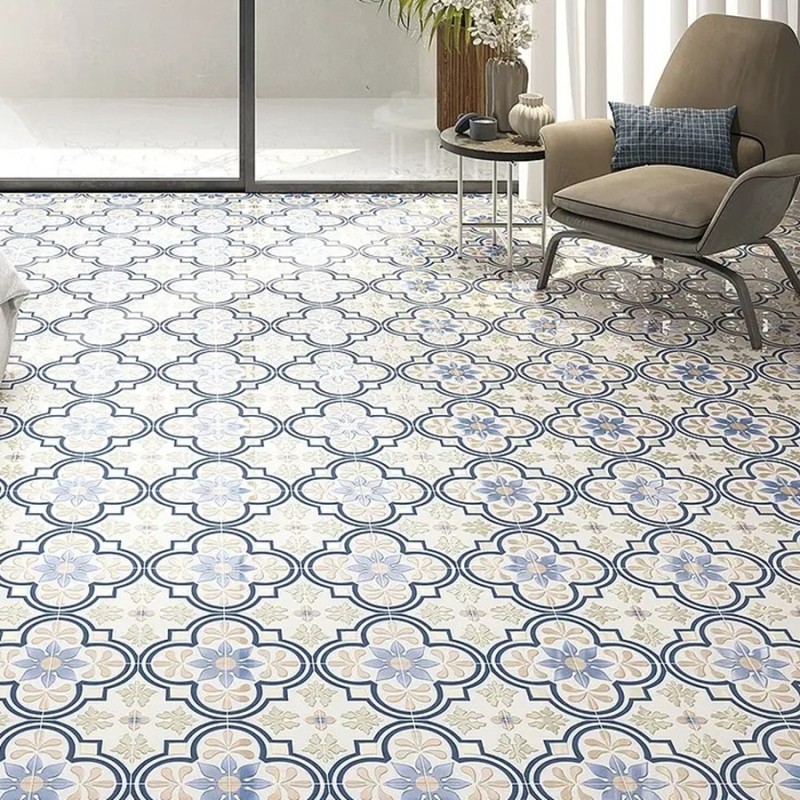 Carreaux ciment - carrelage CELIA DECOR-F 20x20cm imitation carreaux ciment