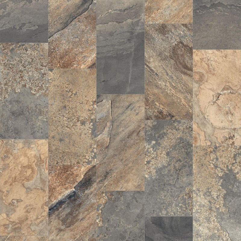 Echantillon - échantillon carrelage effet pierre SOLEA MULTI antidérapant R11