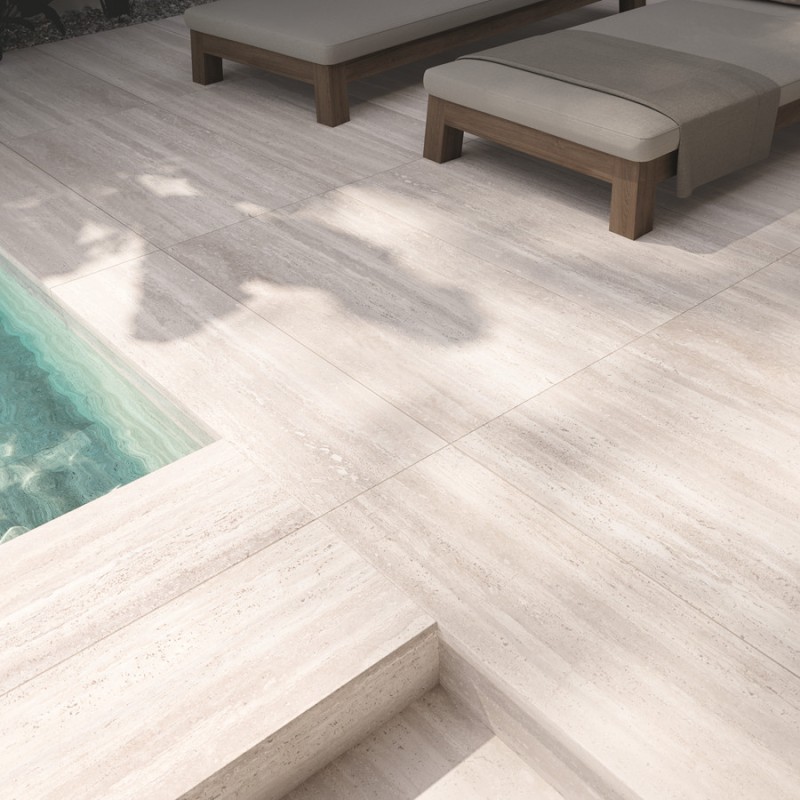 Carrelage terrasse - Carrelage STRATO AURORA 60x120cm effet pierre antidérapant