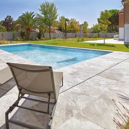 Carrelage terrasse - Carrelage SOLEA MARENGO 60x120cm effet pierre antidérapant