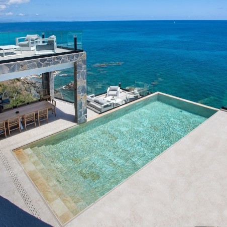 Piscine - Carrelage BALI SABBIA 30x60 cm EFFET PIERRE DE BALI