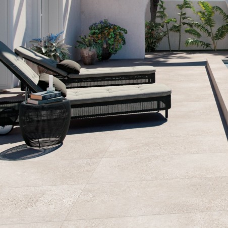 Carrelage terrasse - Carrelage ATLES SAND 60x120cm effet pierre antidérapant