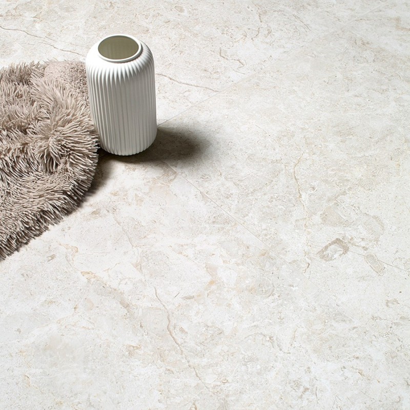 Carrelage terrasse - Carrelage CAROLINA ALBA 60x120cm effet pierre antidérapant