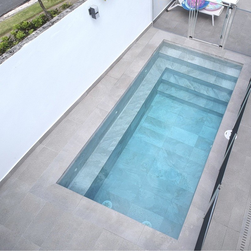 Carrelage terrasse - Carrelage Riviera SILVER 60x120cm effet pierre antidérapant