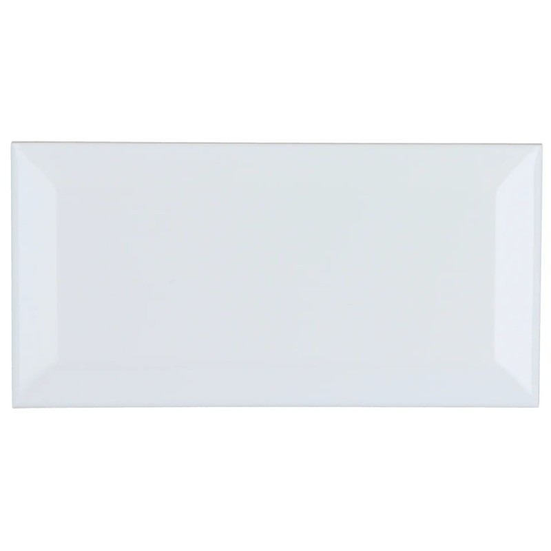 Zellige - carrelage effet zellige 7,5x15 cm METRO BLANC BRILLANT
