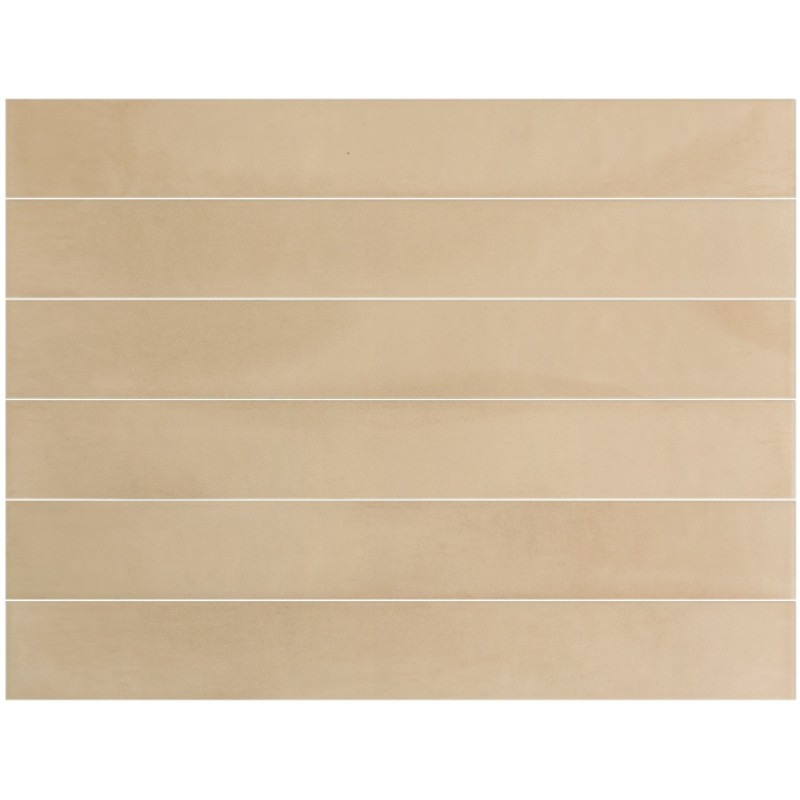Echantillon - Echantillon carrelage effet zellige 5x40cm CELONI GOLDEN CLAY