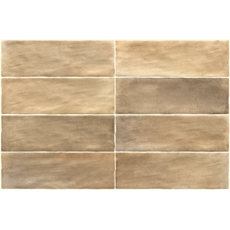 Echantillon - Echantillon carrelage effet zellige 6,5x20cm SEVA CINNAMON