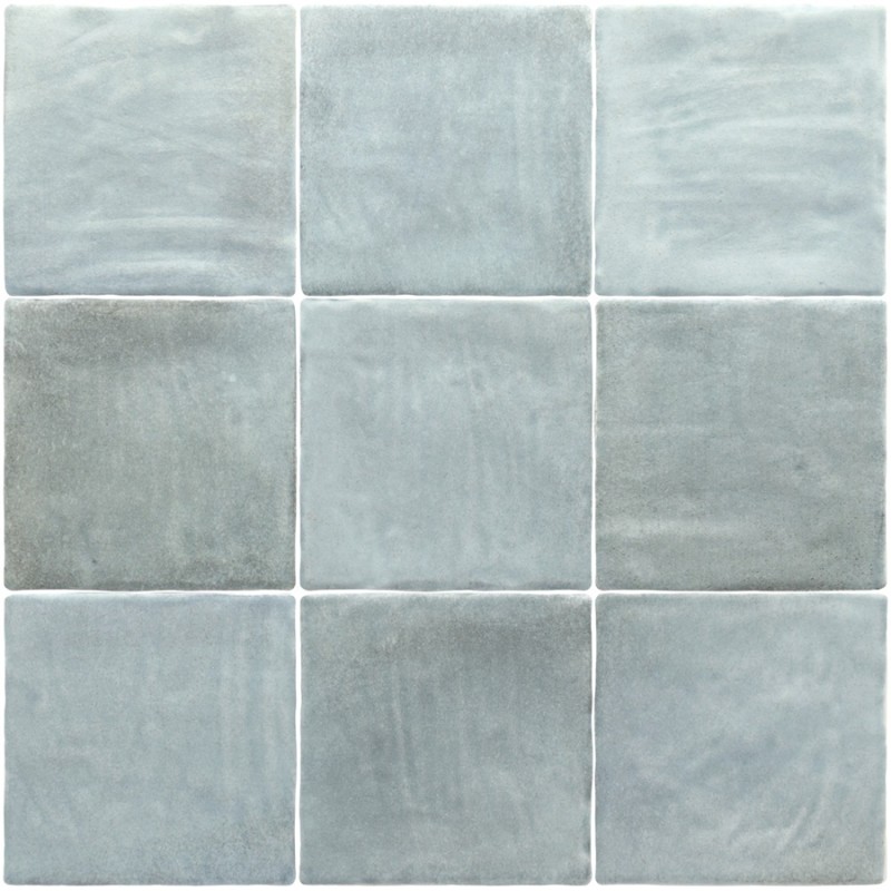 Echantillon - Echantillon carrelage effet zellige 10x10cm SEVA STORM BLUE Echantillon - Echantillon carrelage effet zellige 10x10cm SEVA STORM BLUE