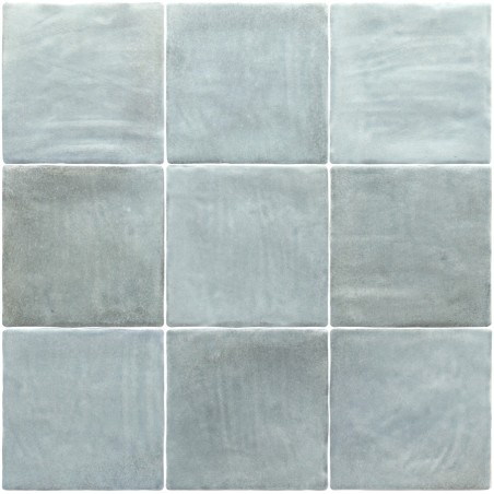 Echantillon - Echantillon carrelage effet zellige 10x10cm SEVA STORM BLUE