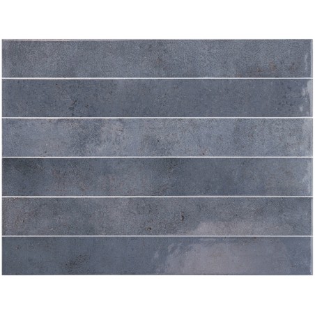 Echantillon - Echantillon carrelage effet zellige 5x40cm ALGARRA DEEP ROYAL