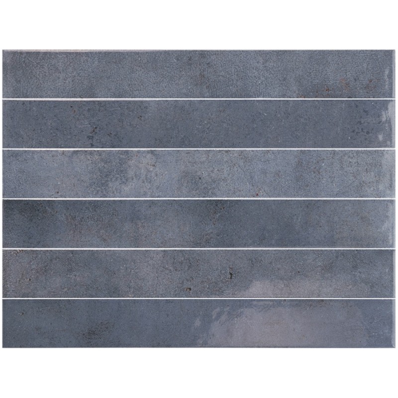 Echantillon - Echantillon carrelage effet zellige 5x40cm ALGARRA DEEP ROYAL