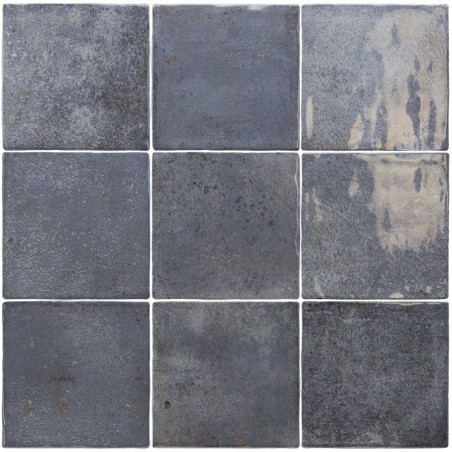 Echantillon - Echantillon carrelage effet zellige 10x10cm ALGARRA DEEP ROYAL