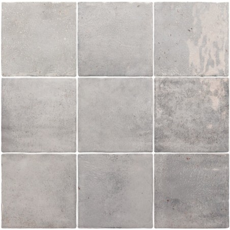 Echantillon - Echantillon carrelage effet zellige 10x10cm ALGARRA DIM GRAY