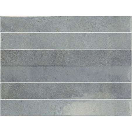 Echantillon - Echantillon carrelage effet zellige 5x40cm ALGARRA MODDY BLUE