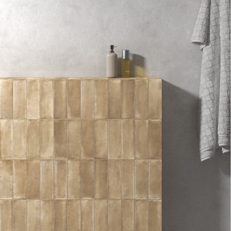 Zellige - carrelage SEVA CINNAMON 6,5x20 cm effet zellige