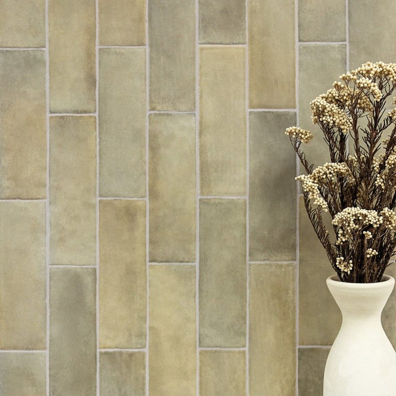 Zellige - carrelage SEVA WEALD GREEN 6,5x20 cm effet zellige