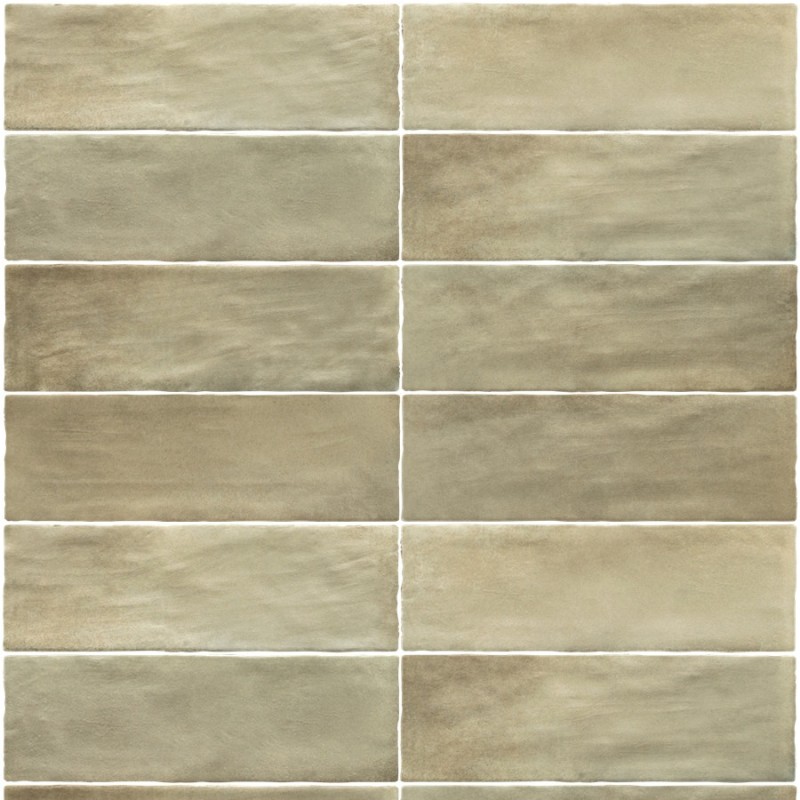 Zellige - carrelage SEVA WEALD GREEN 6,5x20 cm effet zellige