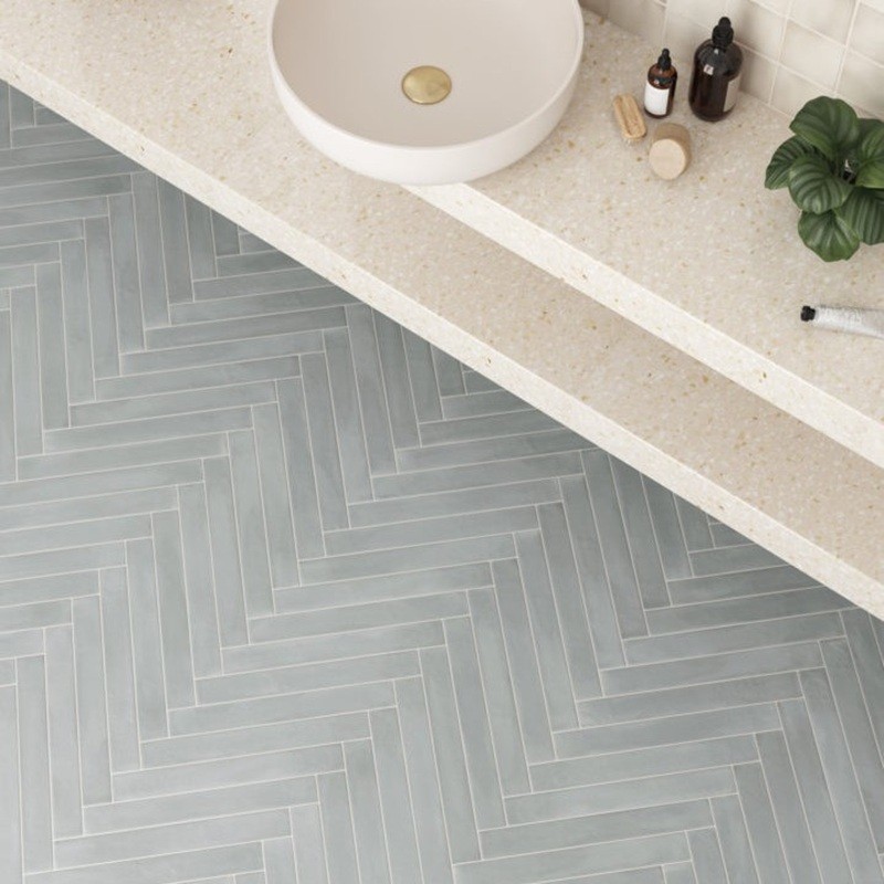 Zellige - carrelage CELONI BLUE EARTH 5x40 cm effet zellige