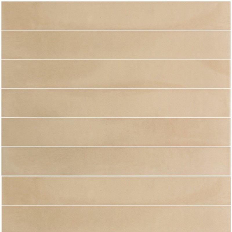 Zellige - carrelage CELONI GOLDEN CLAY 5x40 cm effet zellige