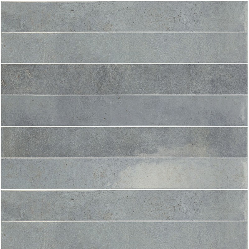 Zellige - carrelage ALGARRA MODDY BLUE 5x40 cm effet zellige