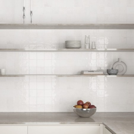 Zellige - carrelage ALGARRA CLEAN 10x10 cm effet zellige