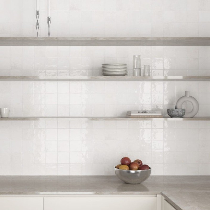 Zellige - carrelage ALGARRA CLEAN 10x10 cm effet zellige