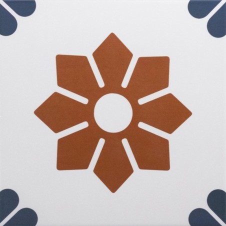 Carreaux ciment - Carrelage FIORE 20X20cm effet carreaux ciment