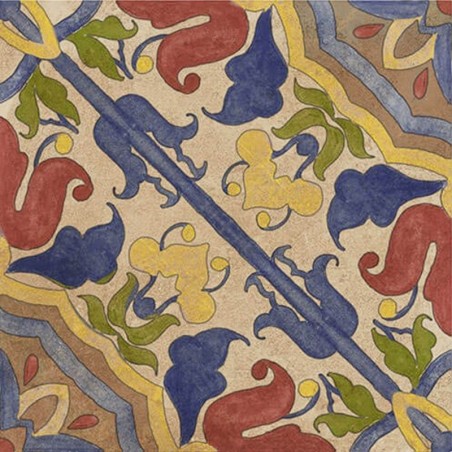 Carreaux ciment - Carrelage imitation carreaux ciment 11.5x11.5 cm LARA