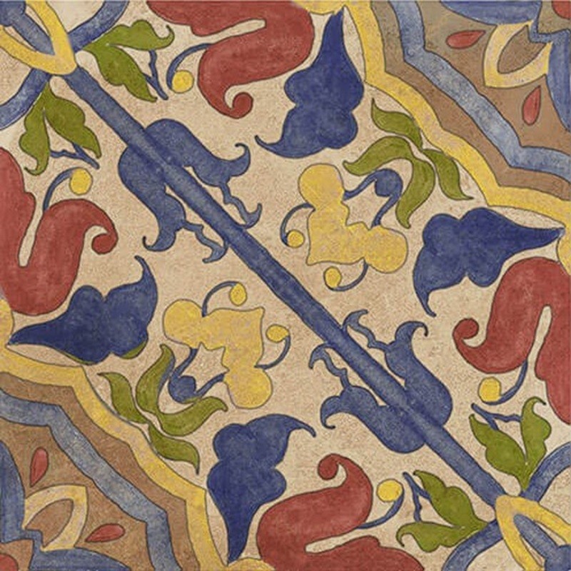 Carreaux ciment - Carrelage imitation carreaux ciment 11.5x11.5 cm LARA