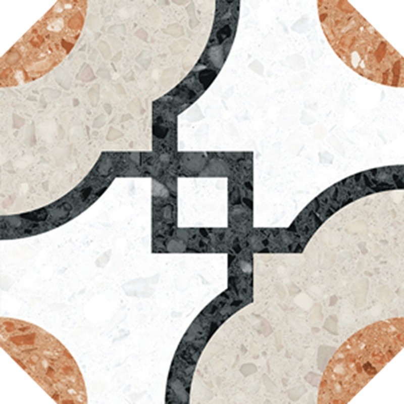 Terrazzo - carrelage imitation terrazzo 20x20 cm MILANO MULTICOLOR