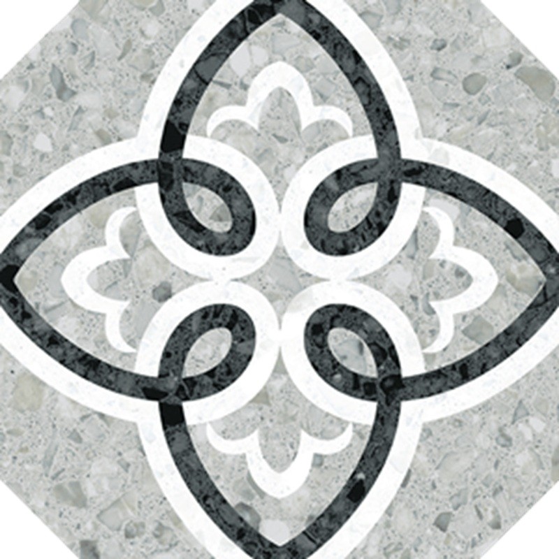 Terrazzo - carrelage effet terrazzo 20x20 cm MILANO GRIS