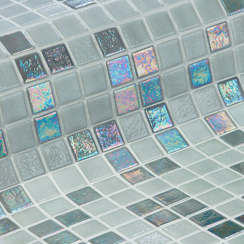Mosaïque nacré - Emaux de Verre ezarri Stone