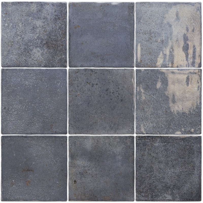 Zellige - carrelage ALGARRA DEEP ROYAL 10x10 cm effet zellige