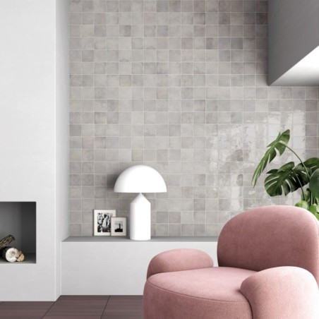 Zellige - carrelage ALGARRA DIM GRAY 10x10 cm effet zellige