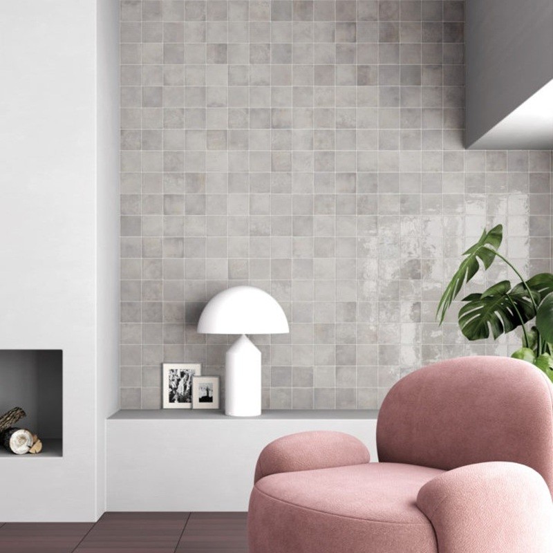 Zellige - carrelage ALGARRA DIM GRAY 10x10 cm effet zellige