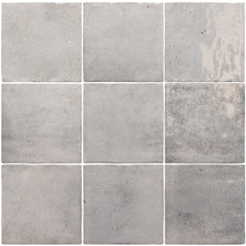 Zellige - carrelage ALGARRA DIM GRAY 10x10 cm effet zellige