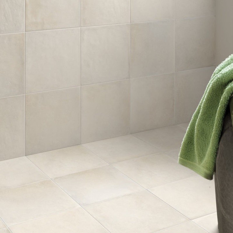 Terre cuite - Carrelage MIRA BLANCO 20x20 cm effet terre cuite