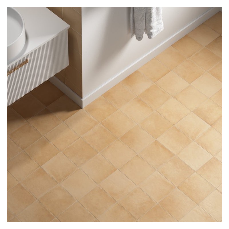 Terre cuite - Carrelage MIRA NATURAL 20x20 cm effet terre cuite