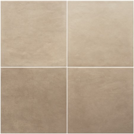 Terre cuite - Carrelage MIRA TAUPE 20x20 cm effet terre cuite