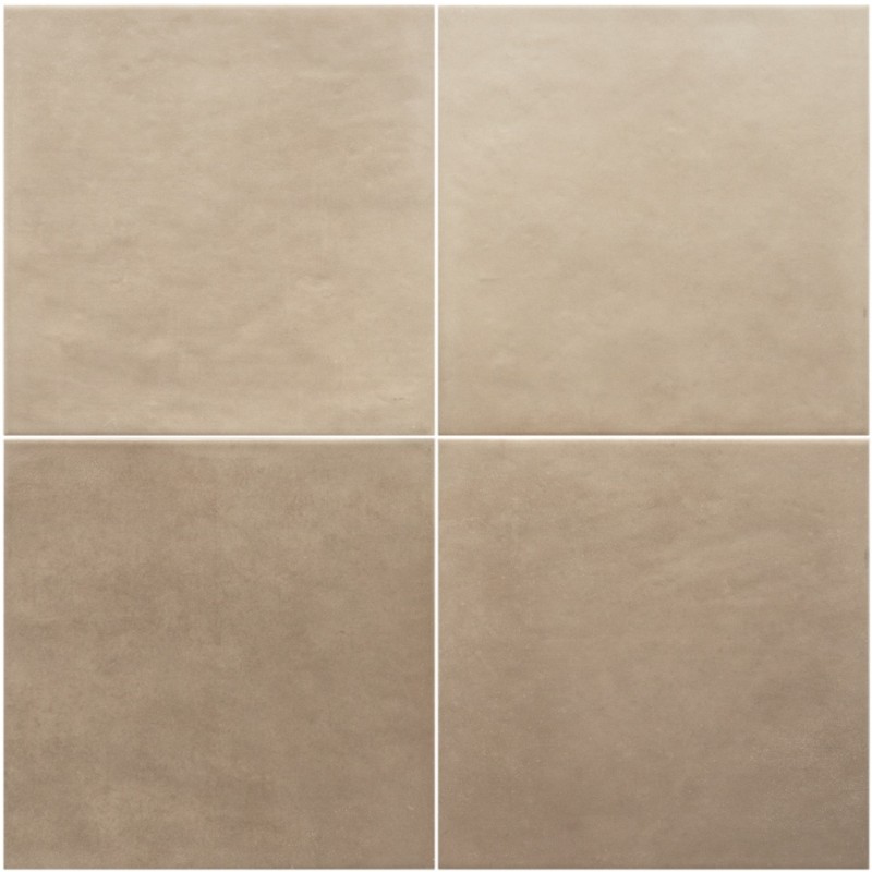 Terre cuite - Carrelage MIRA TAUPE 20x20 cm effet terre cuite