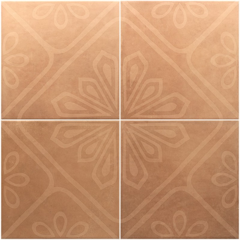 Terre cuite - Carrelage MIRA DECOR COTTO 20x20 cm effet terre cuite
